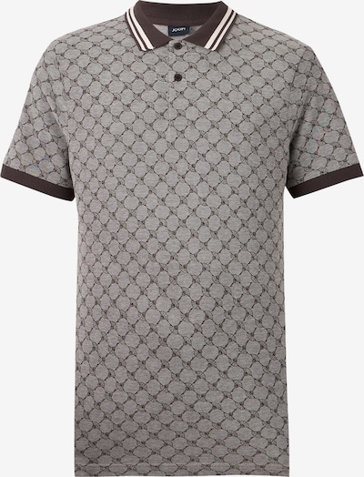 JOOP! Majica 'Jessino' u tamno smeđa / siva / bijela, Pregled proizvoda