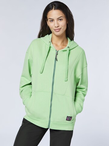 CHIEMSEE Sweatjacke in Grün: Vorderseite