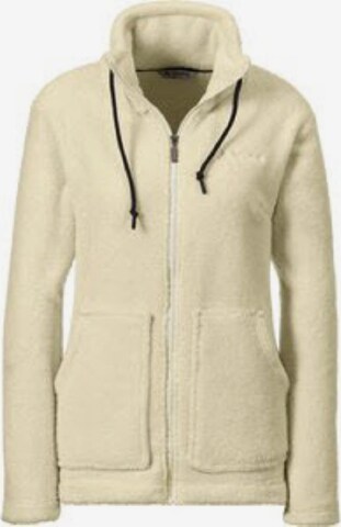 VAUDE Athletic Fleece Jacket 'BELENE' in Beige: front