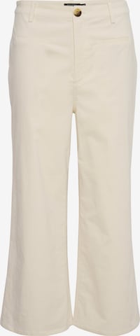 SOAKED IN LUXURY Zvonové kalhoty Kalhoty – bílá: přední strana