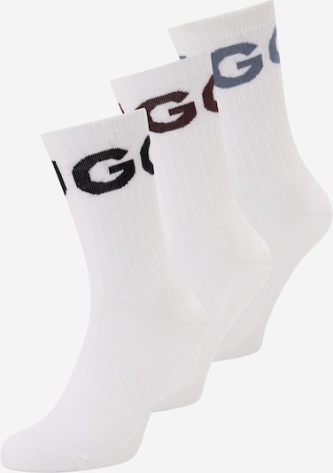 HUGO Čarape 'Iconic' u plava / smeđa / crna / bijela, Pregled proizvoda