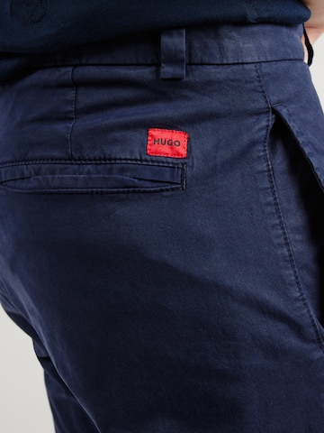 HUGO Slim fit Chino Pants 'David251D' in Blue