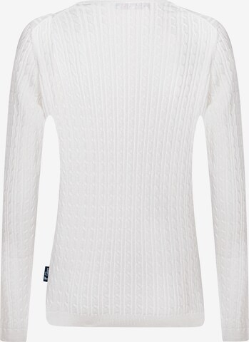 DENIM CULTURE Sweater 'VERLA' in White