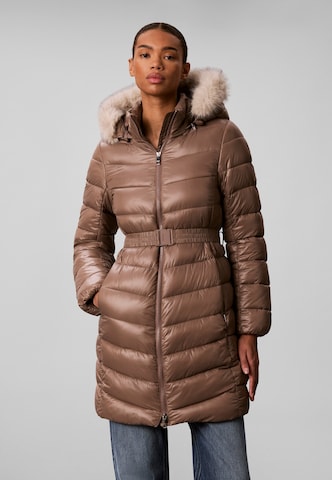Calvin Klein Зимнее пальто в Коричневый: спереди