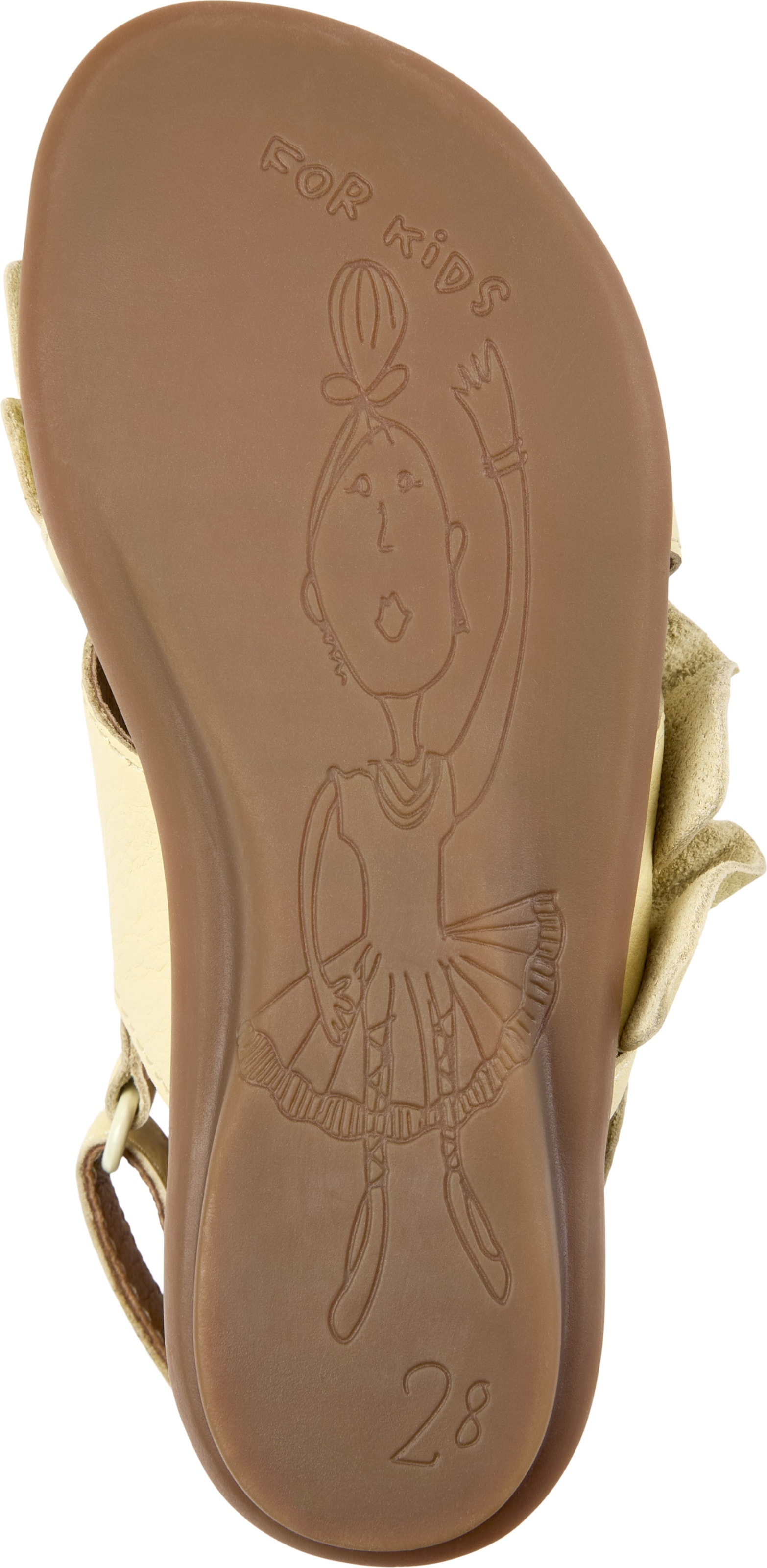 CAMPER - Sandalias 'Right Kids Twins' en amarillo