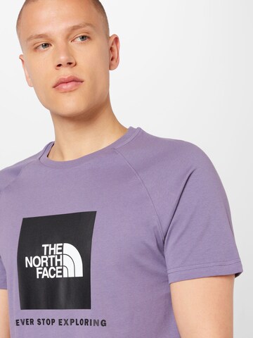THE NORTH FACE Regularny krój Koszulka w kolorze fioletowy