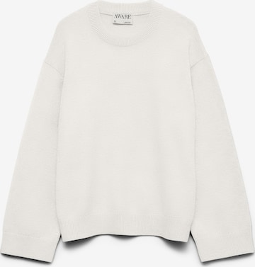 VERO MODA Pullover 'AWLaura' in Weiß: Vorderseite