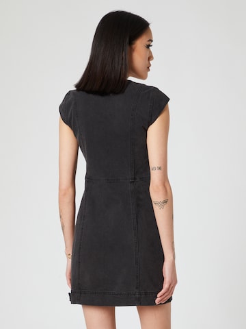 Hoermanseder x About You Dress 'Lilian' in Black