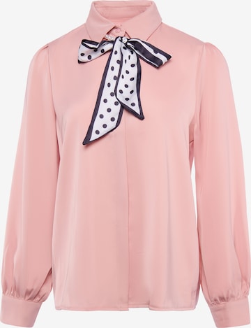 Chemisier usha BLACK LABEL en rose : devant