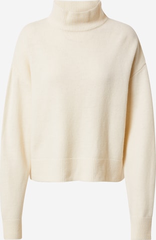 A LOT LESS Sweater 'Frey' in White: front