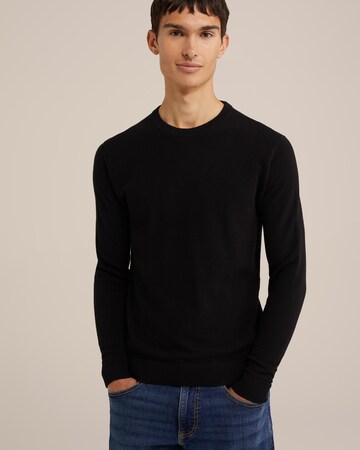 WE Fashion Svetr – černá: přední strana