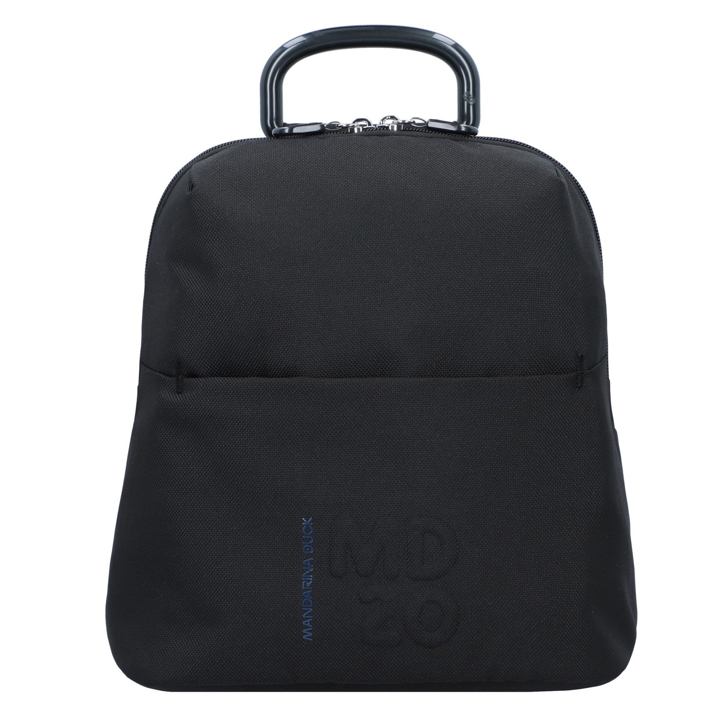 Sac à dos 'MD20' MANDARINA DUCK en noir : devant