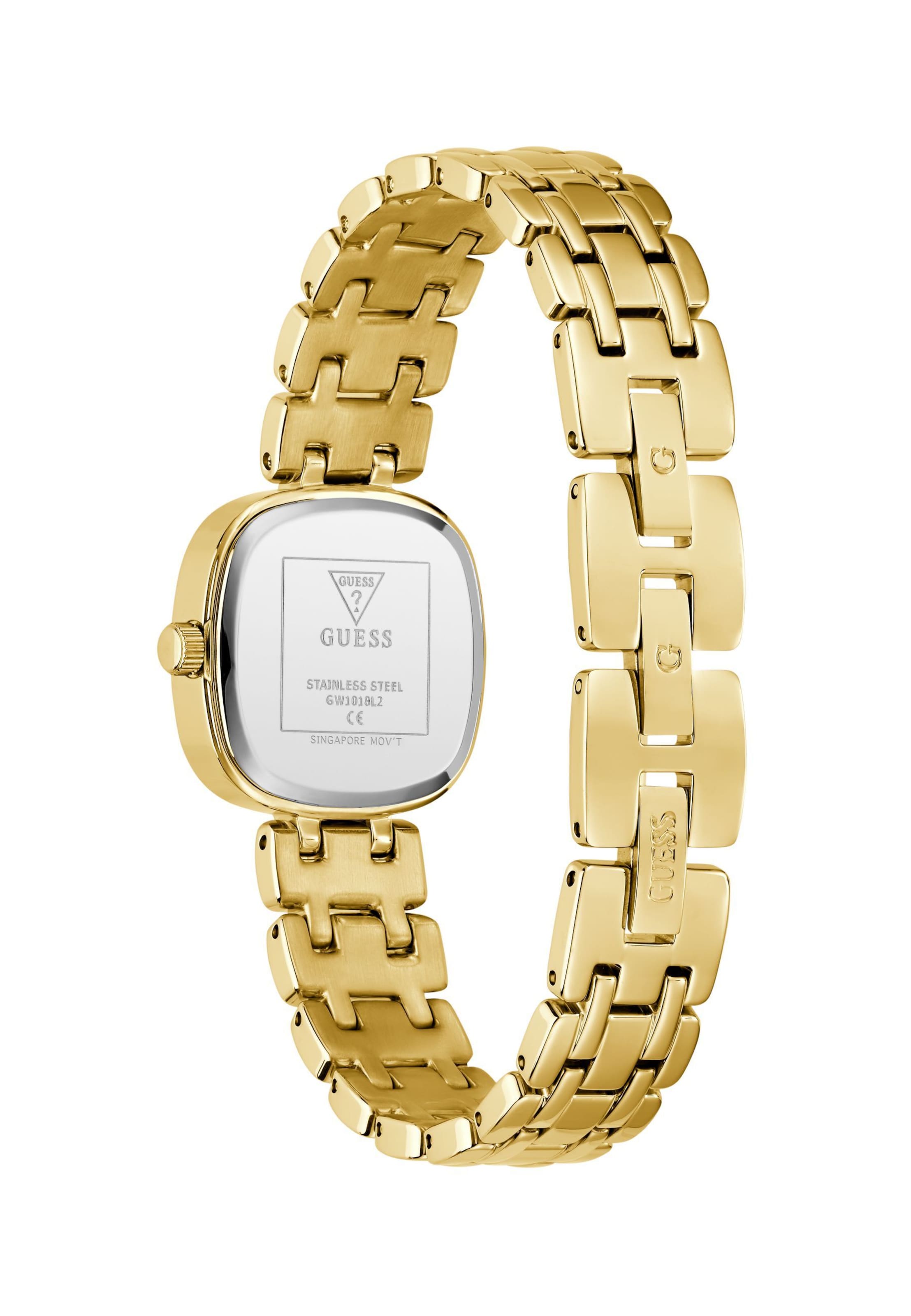GUESS Analoog horloge ' HAZEL ' in Goud