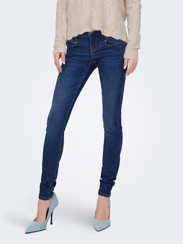 Skinny Jeans 'CORAL' de la ONLY pe albastru: față