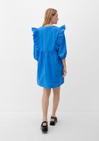 QS Košilové šaty – modrá
