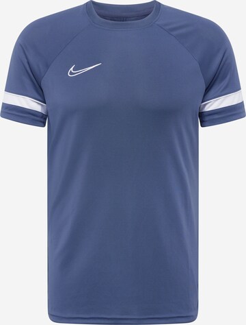 NIKE Performance shirt 'Academy 21' in Blue: front