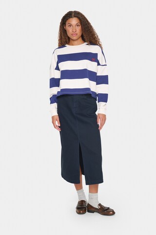 SAINT TROPEZ Sweatshirt i blå