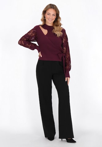 Pull-over faina en violet