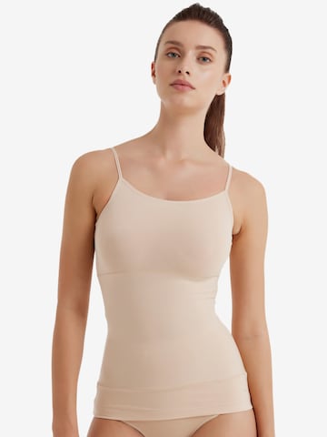 Maillot de corps Blackspade en beige : devant