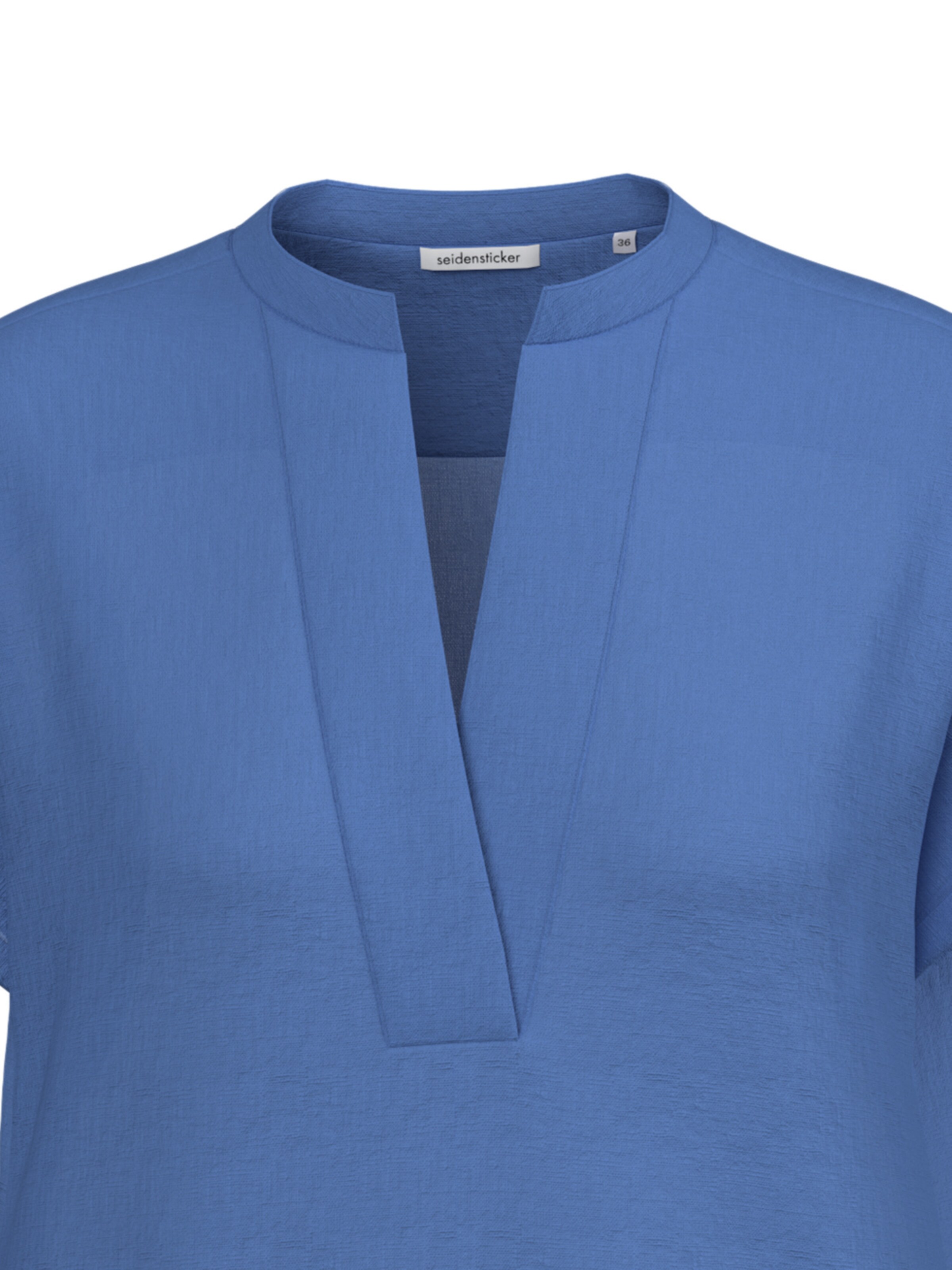 SEIDENSTICKER Blousejurk 'Schwarze Rose' in Blauw