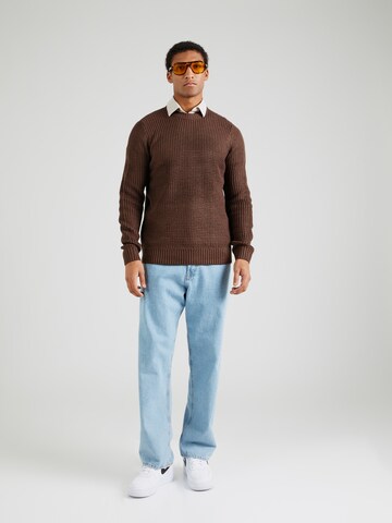 Only & Sons Свитер 'ONSADAM' в Коричневый