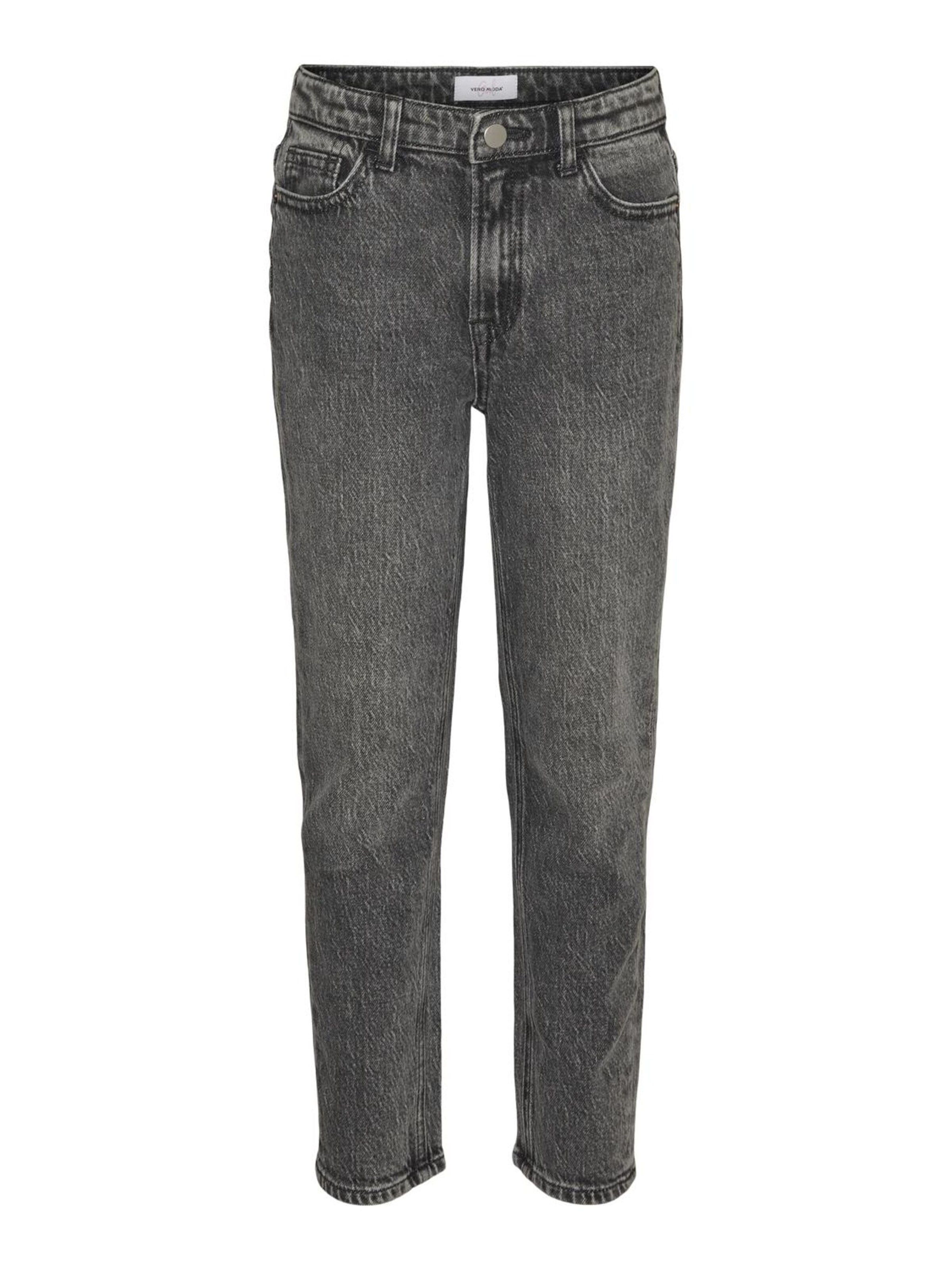 Effilé Jean 'OLIVIA' Vero Moda Girl en gris : devant