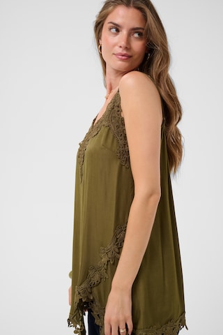 Cream Bluse i grøn