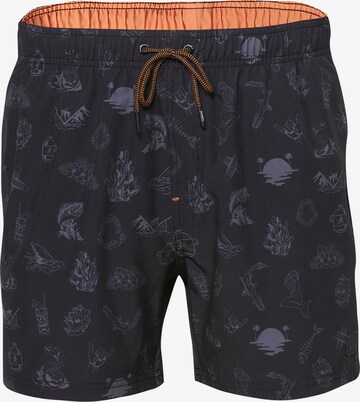 Shorts de bain KOROSHI en gris : devant