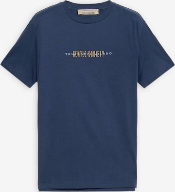 Trussardi - Camiseta de fútbol en azul: frente
