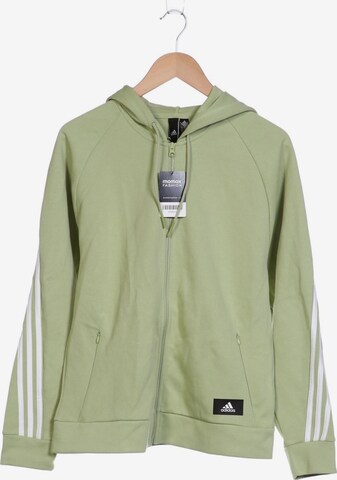 ADIDAS PERFORMANCE Sweatshirt & Zip-Up Hoodie in L in Green: front