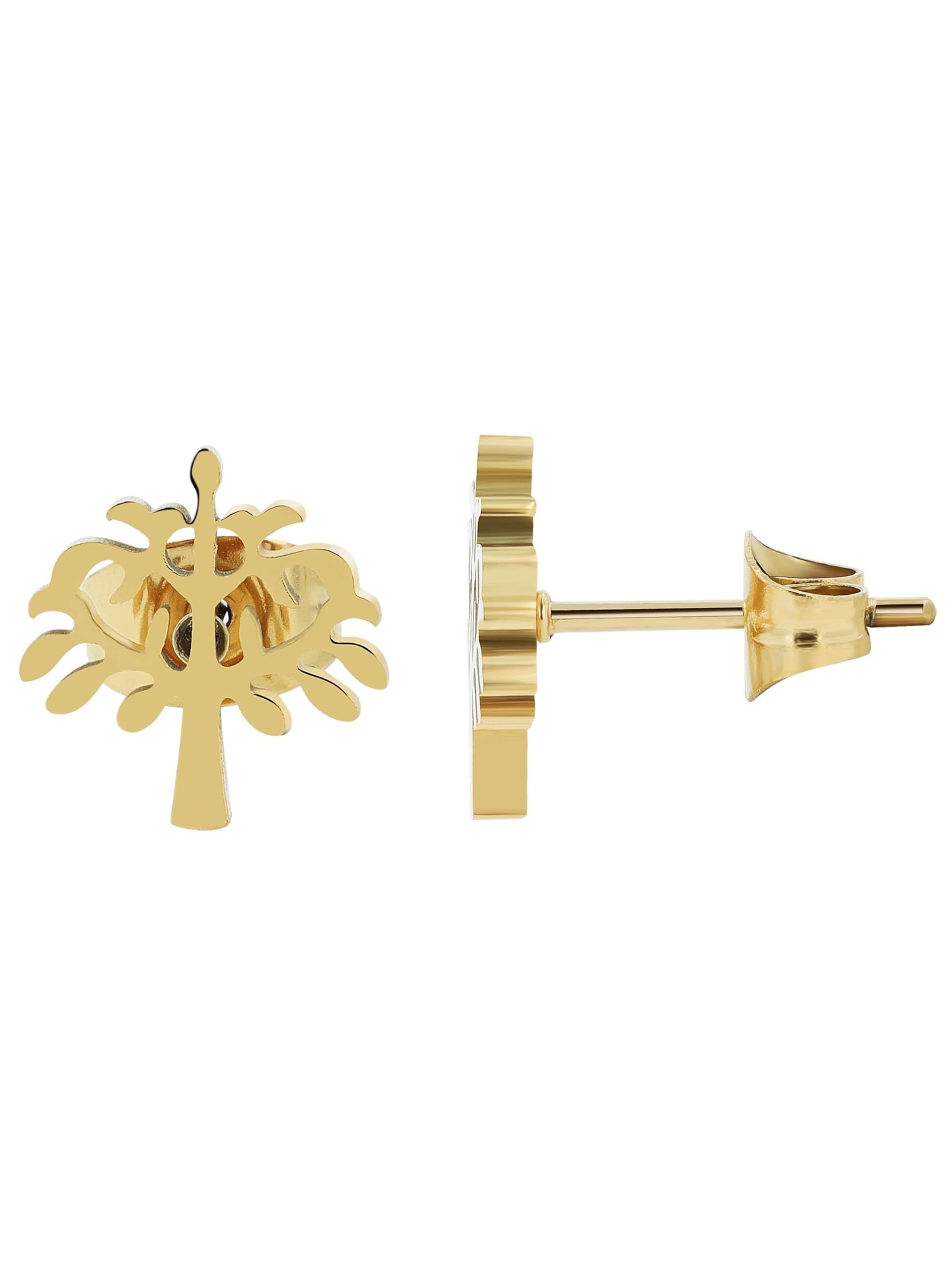 Akzent Schmuckset 'Edelstahl silber'‌ in Gold