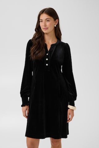 CULTURE - Vestido 'HANANNA ZOE' em preto: frente