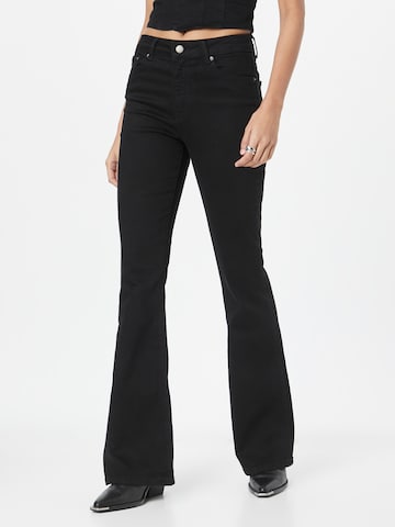 Global Funk Flared Jeans 'Delina' in Black: front