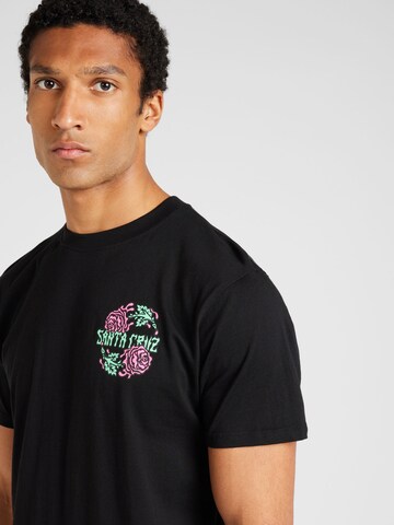 Santa Cruz - Camisa 'DRESSEN ROSE' em preto