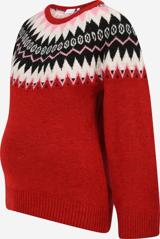 MAMALICIOUS Pullover 'Eli' in Rot: predná strana