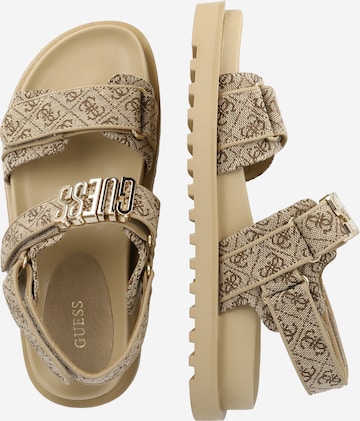 GUESS Sandals 'FABELIS' in Beige