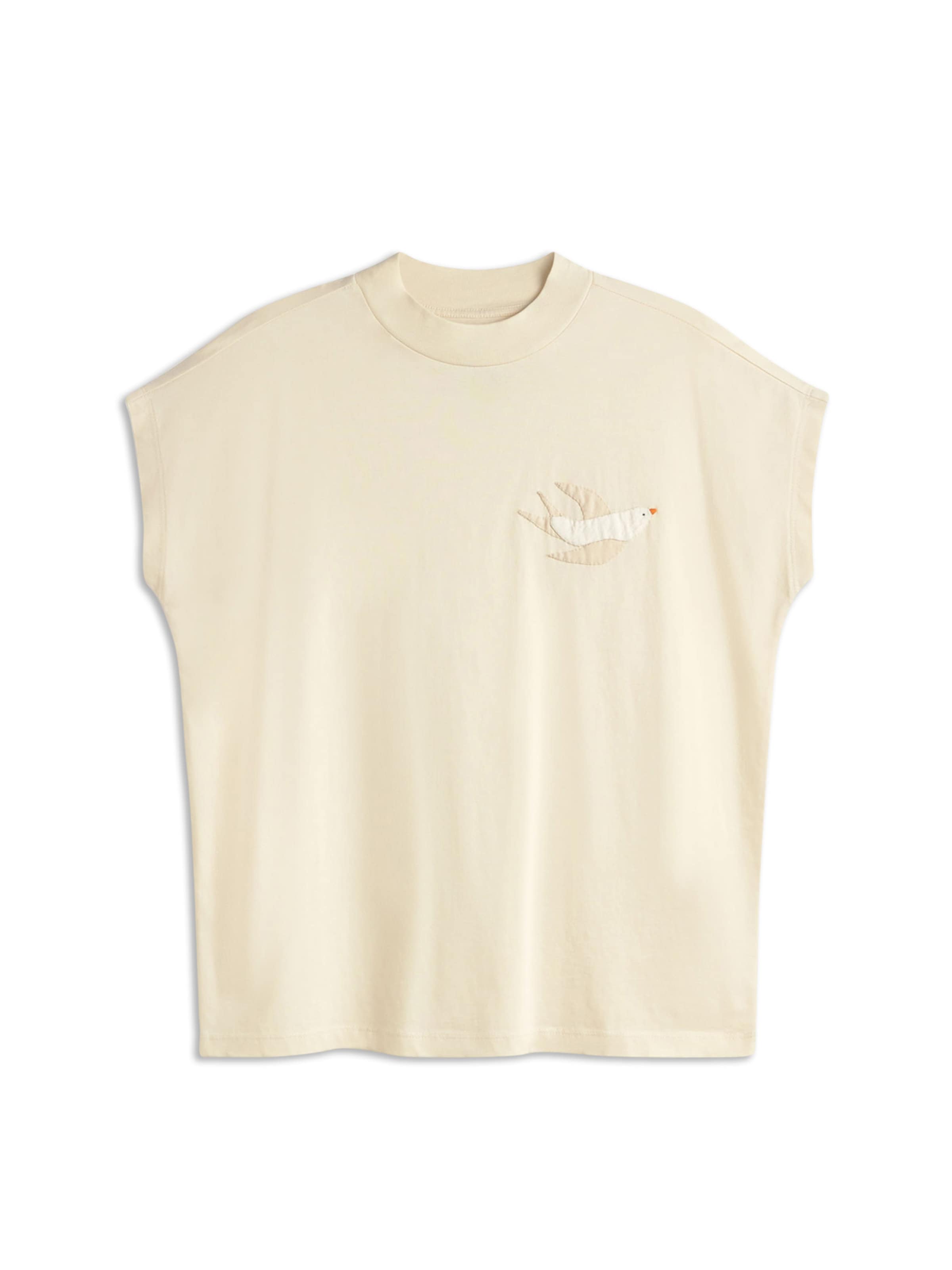 Thinking MU Tričko 'Volta' – béžová: přední strana