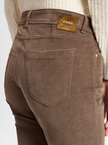 Bootcut Pantalon à plis 'Shakira' BRAX en gris