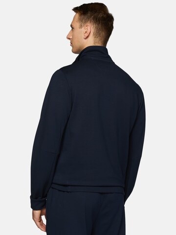 Boggi Milano Zip-Up Hoodie in Blue