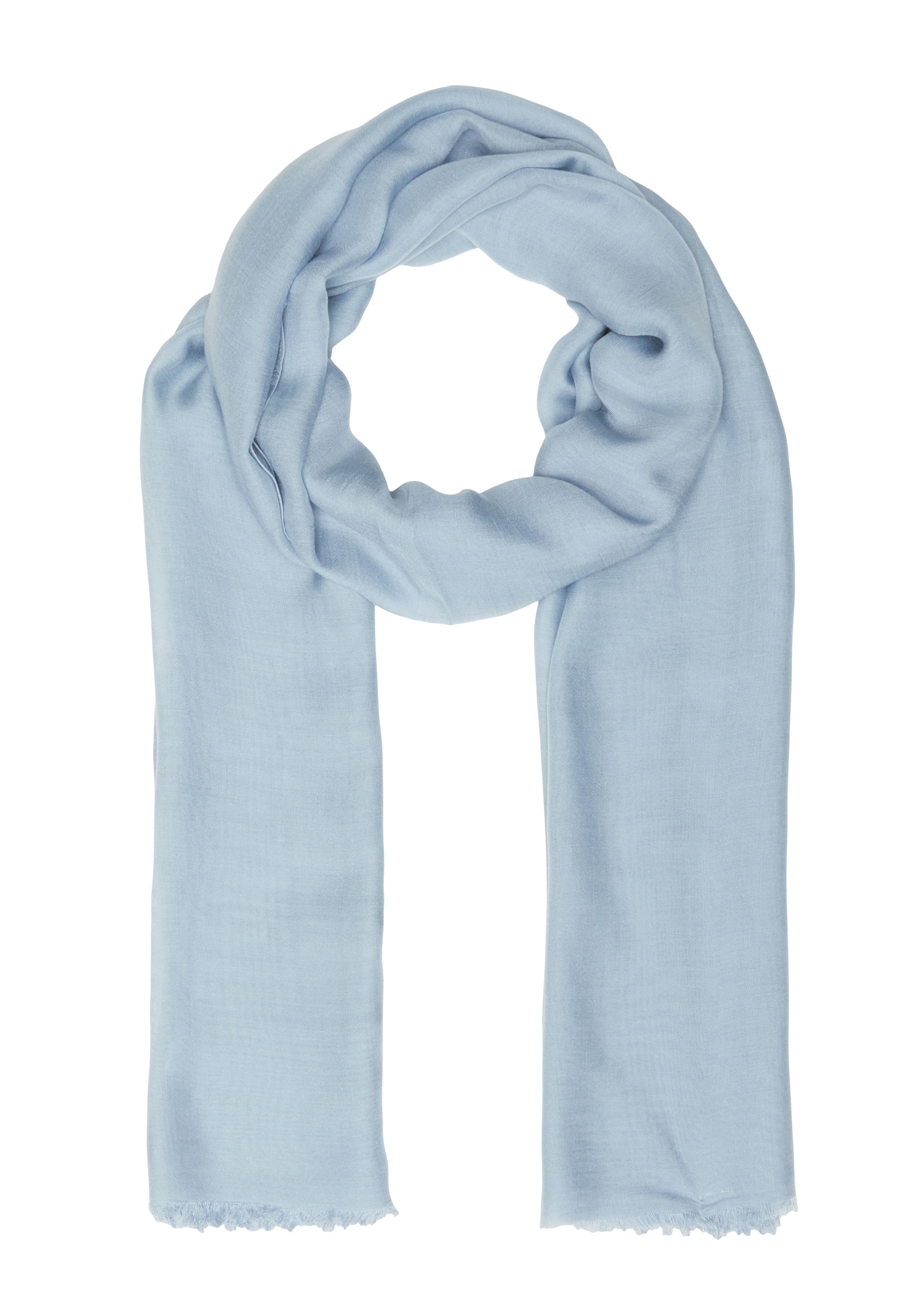 s.Oliver Schal in Blau: Vorderseite