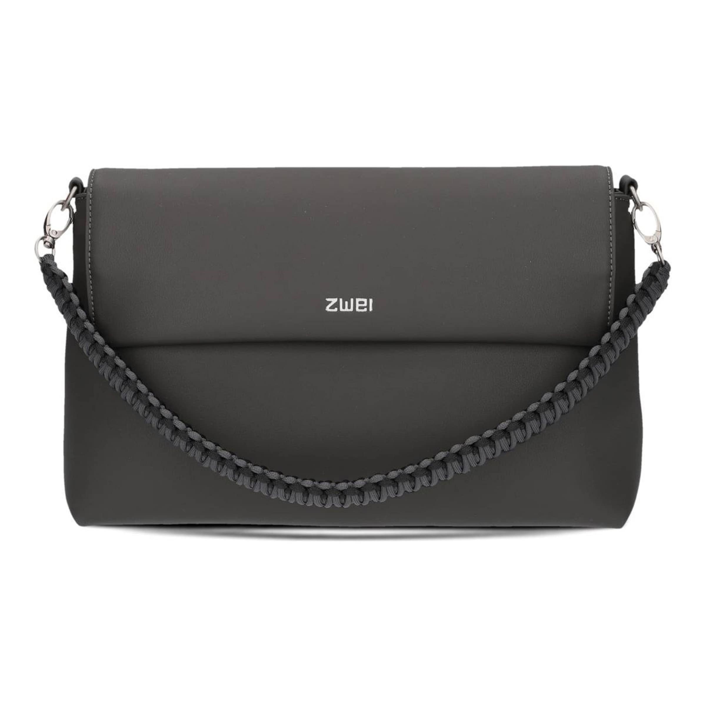 ZWEI Shoulder bag 'Yuna' in Grey: front