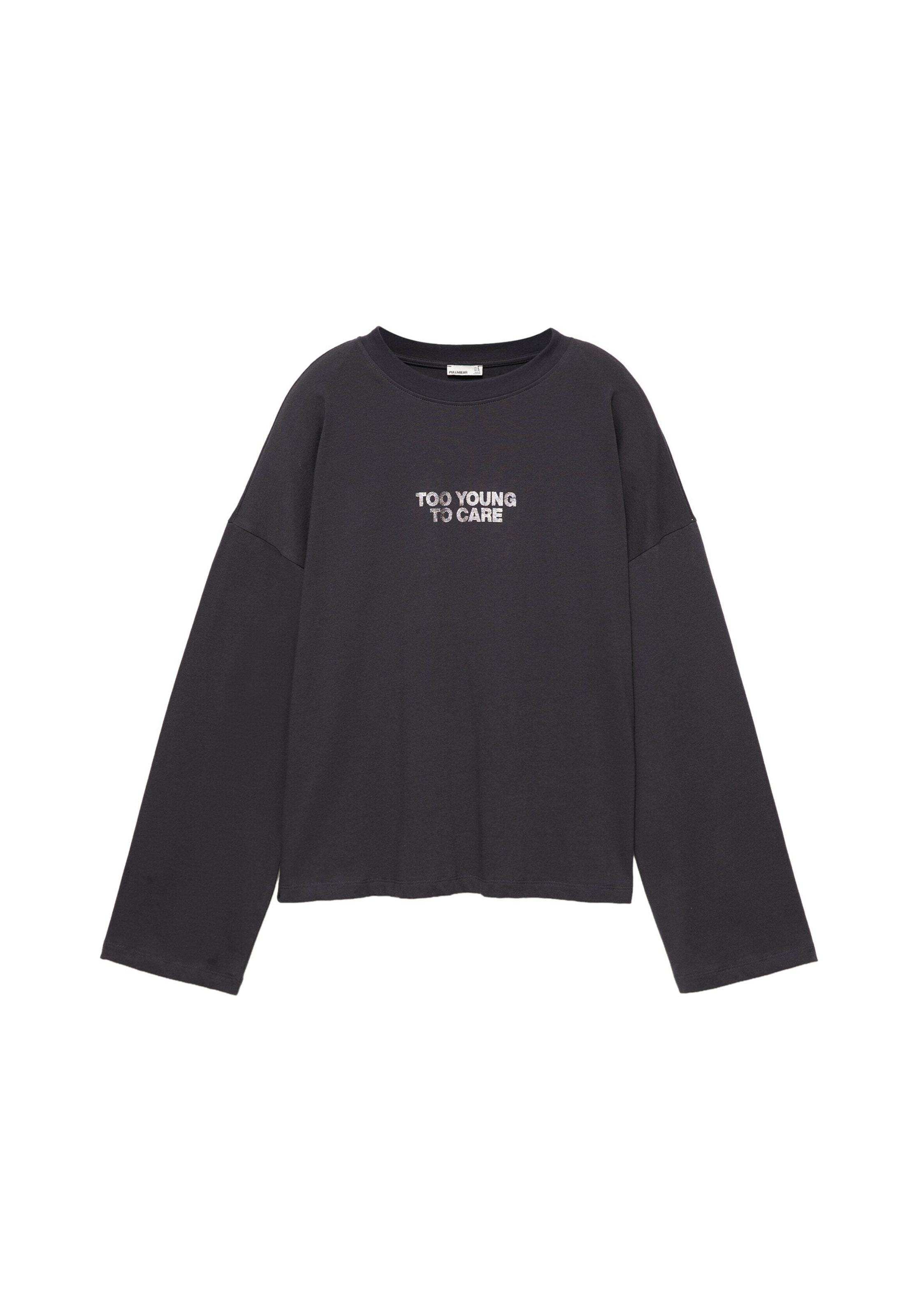 Pull&Bear Shirt in Grey: front