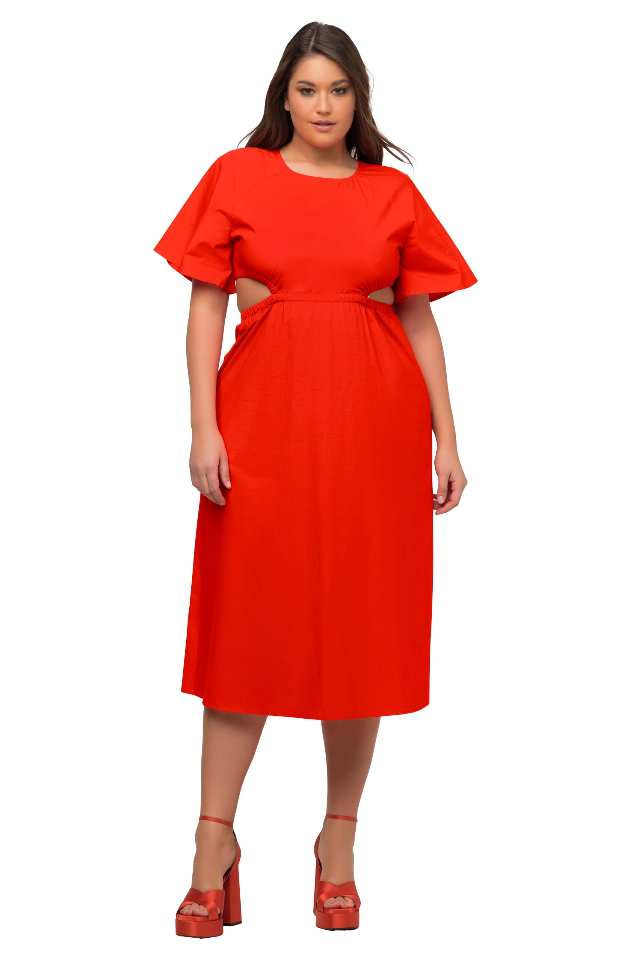 Ulla Popken Jurk in Oranje