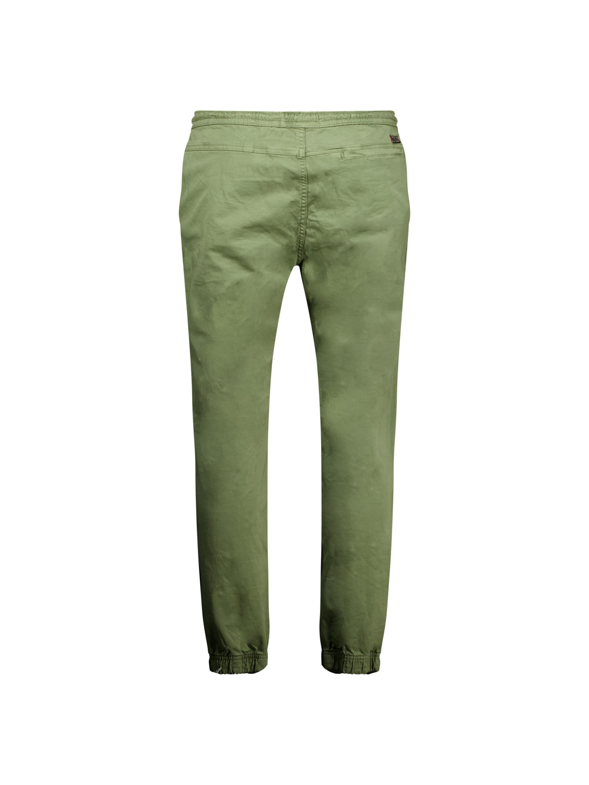 Regular Pantalon Deeluxe en vert