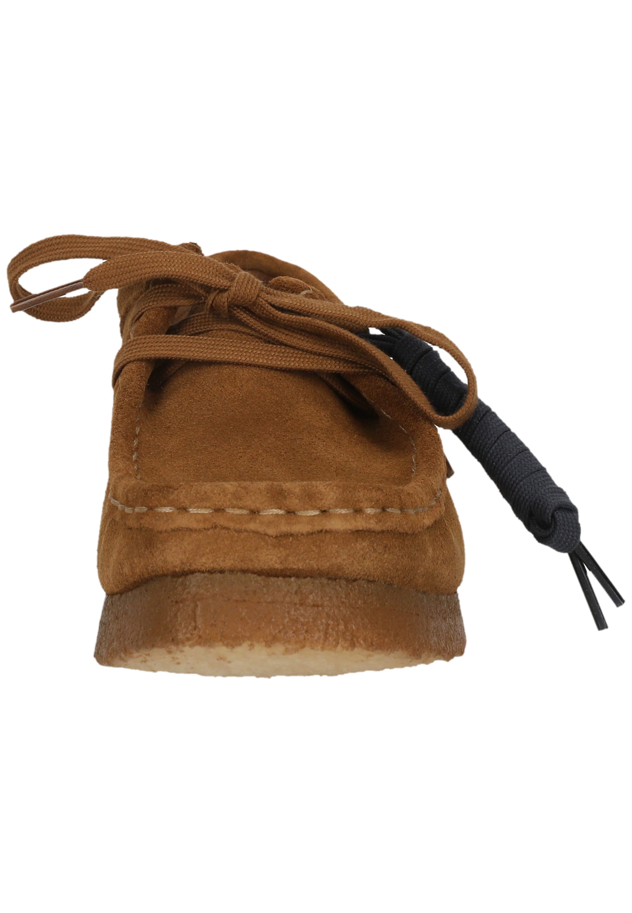 CLARKS Moccasin 'Wallabee Cola Suede' in Brown