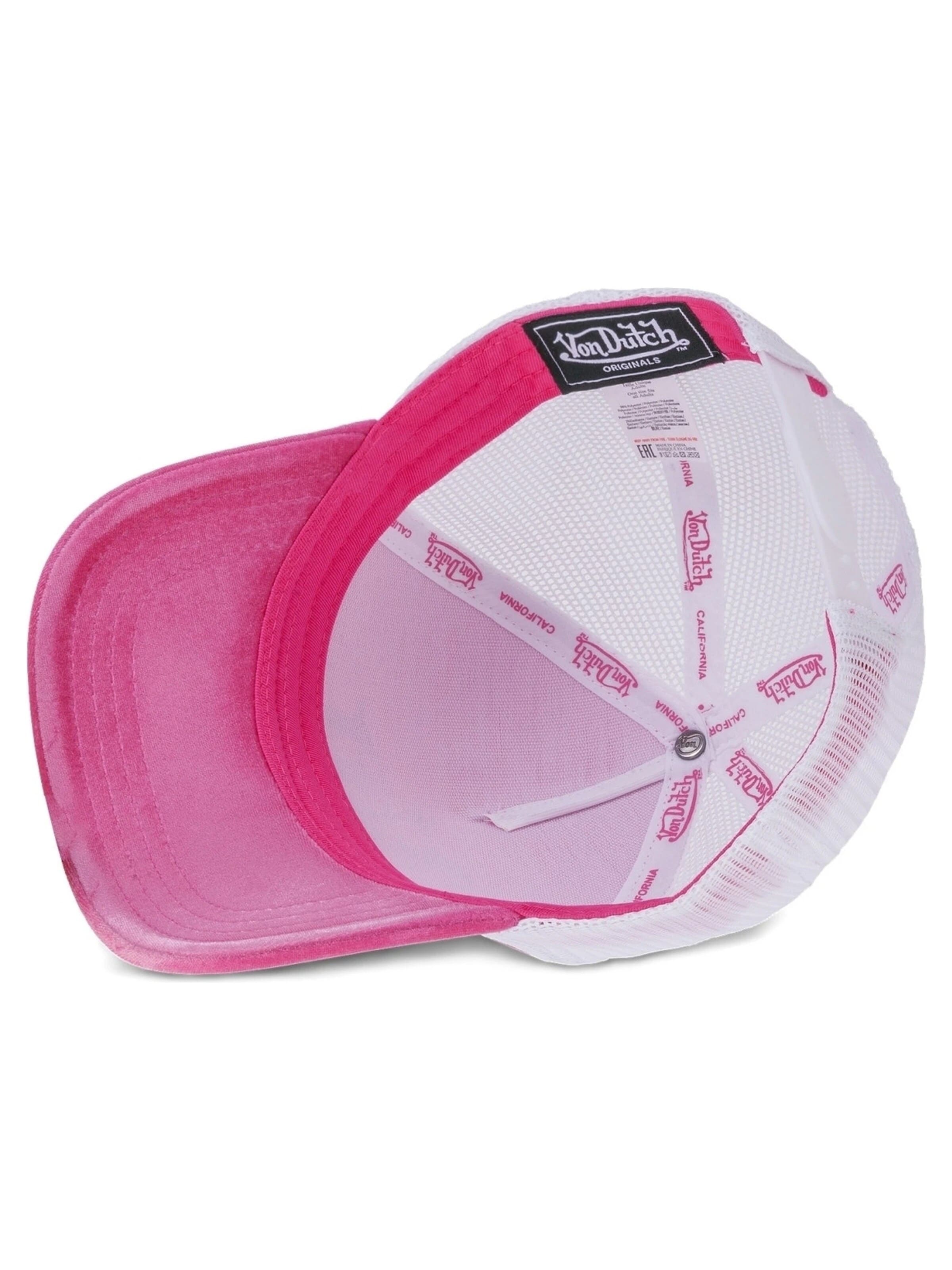 Von Dutch Kšiltovka 'Gorra von dutch rosa royalp diamond logo trucker cap' – pink