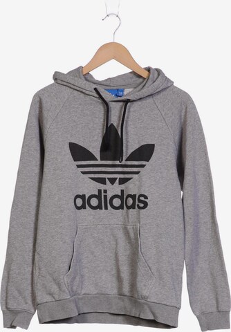 ADIDAS ORIGINALS Sweatshirt & Zip-Up Hoodie in M in Grey: front