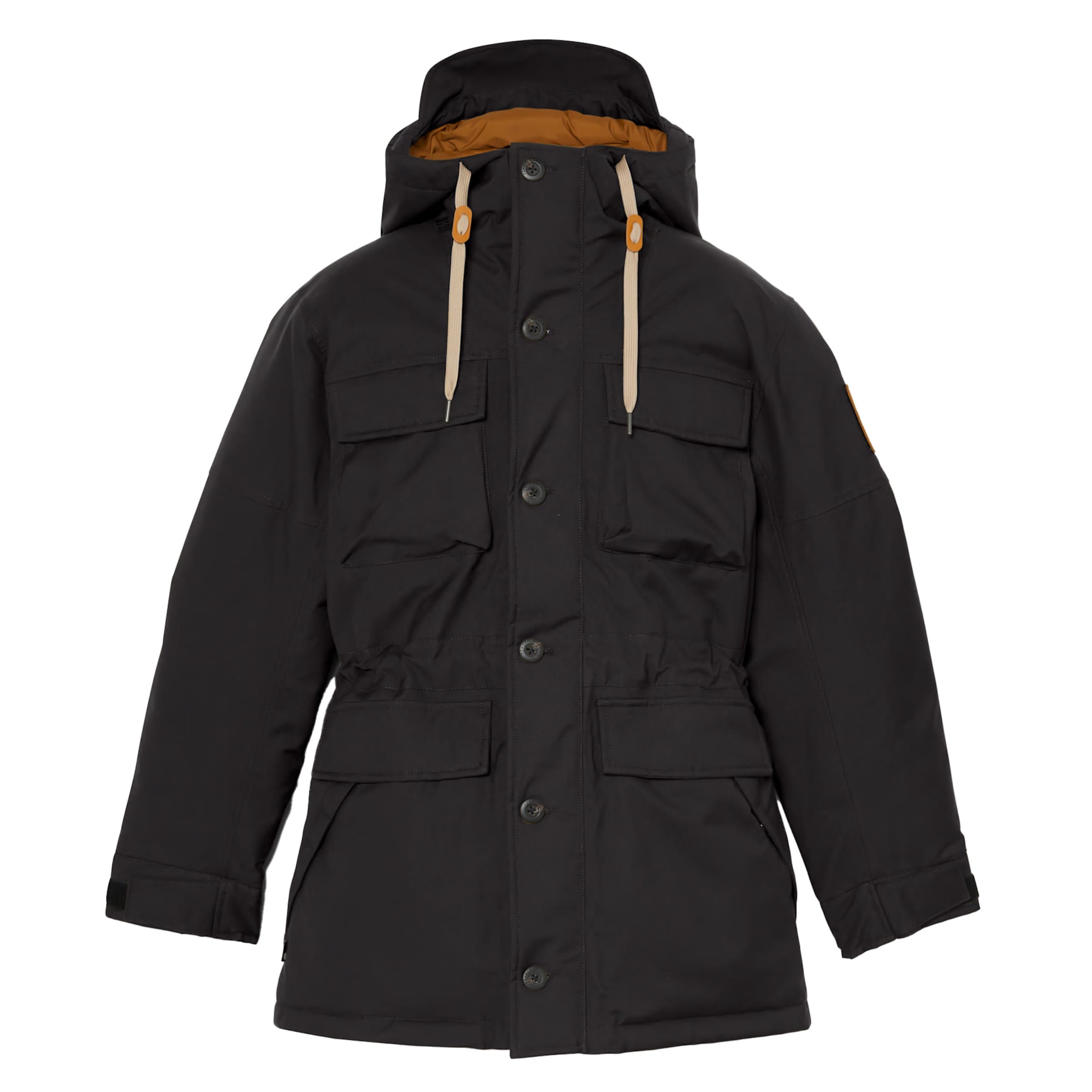 TIMBERLAND Winter Jacket in Black: front