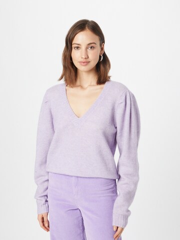 minus Sweater 'Cansas' in Purple: front