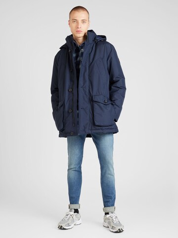 BOSS Parka zimowa 'Osiass' w kolorze niebieski